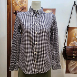 라코스테 일본판 체크 셔츠