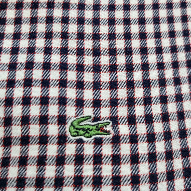 라코스테 일본판 체크 셔츠--2