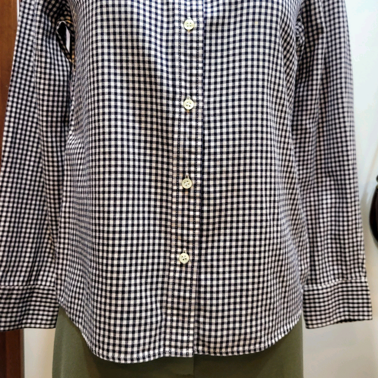 라코스테 일본판 체크 셔츠--3