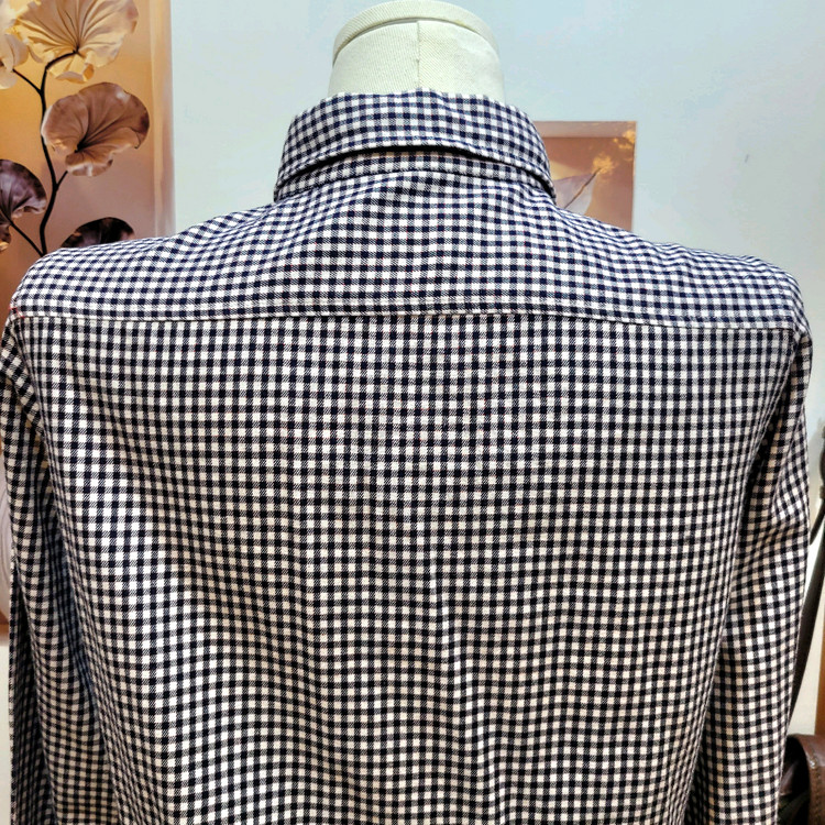 라코스테 일본판 체크 셔츠--7