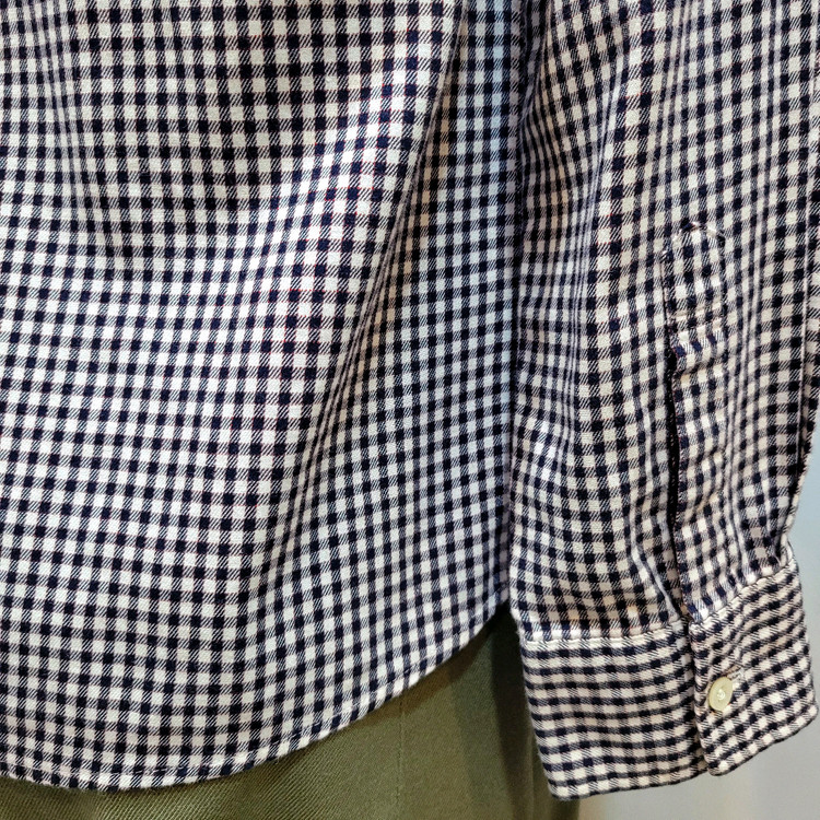 라코스테 일본판 체크 셔츠--8