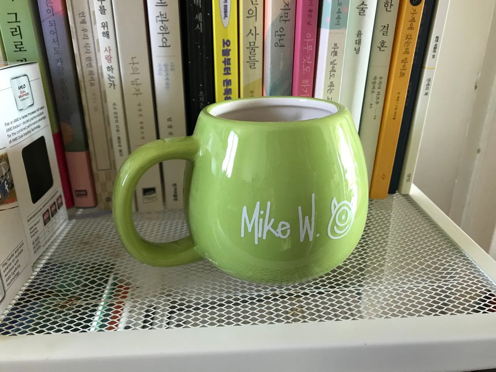 (공식굿즈) 디즈니 픽사 몬스터주식회사 마이크 와조스키 입체 머그컵 이미지