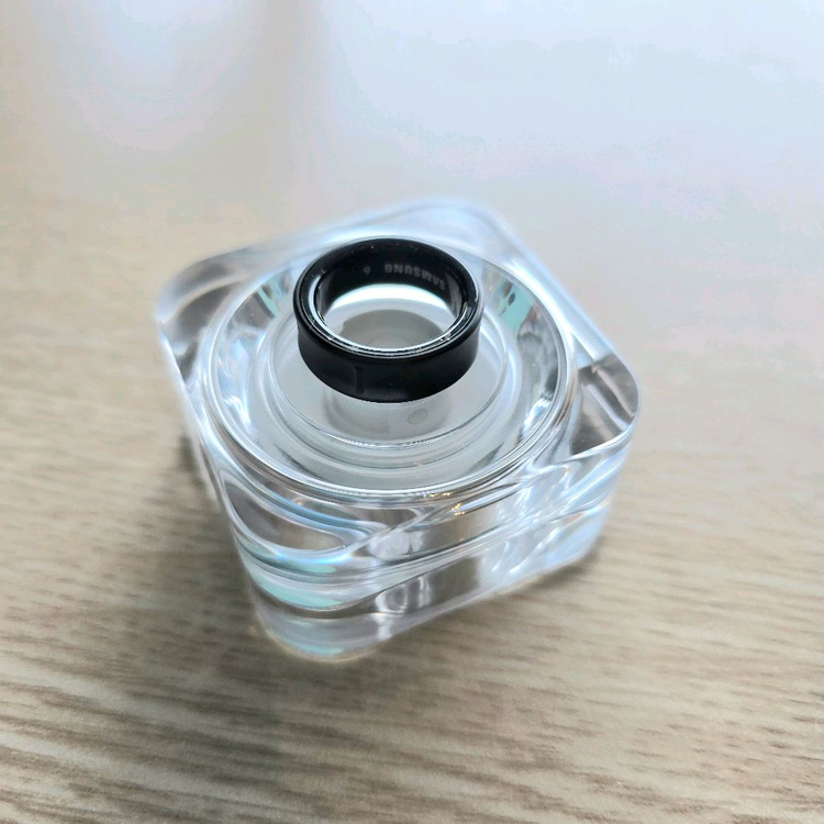 (시착상품) 갤럭시링 블랙 6호 사이즈--1