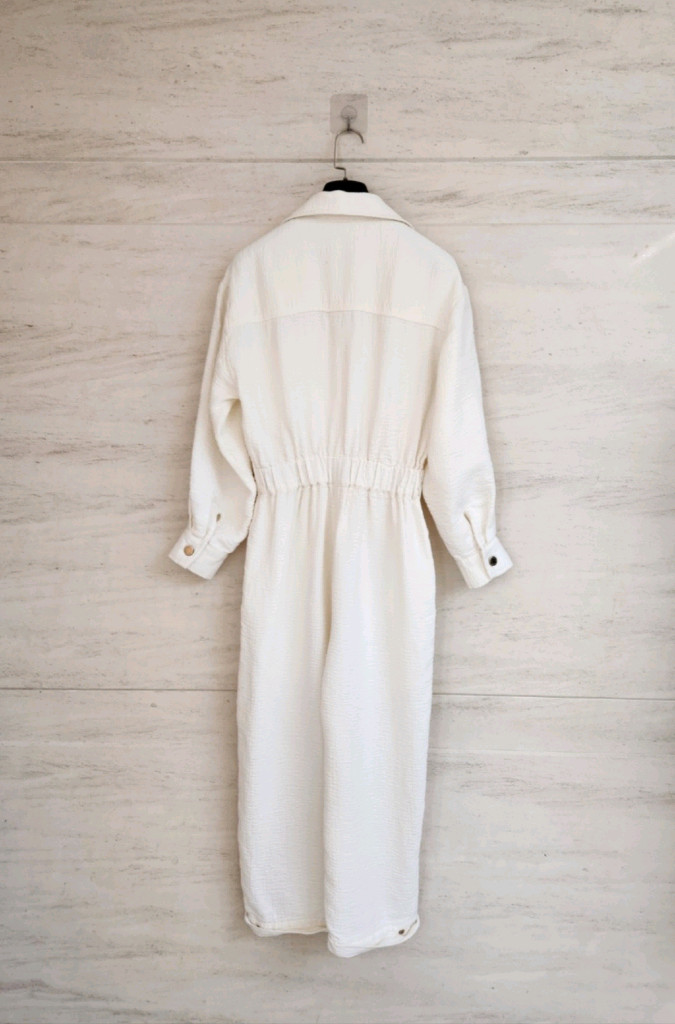 산드로 에크루 점프수트 36사이즈--7