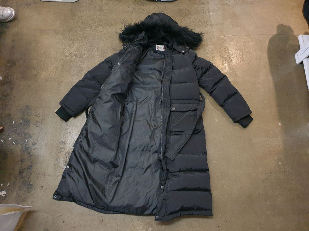 몽클레어 감마블루 여성 롱패딩 S 블랙 이미지