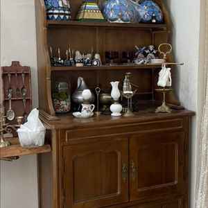 앤틱 원목 화장대 수납장