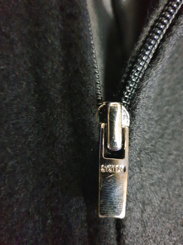 (희귀매물) 한섬 시스템 울 후드집업 블랙 (M)--1