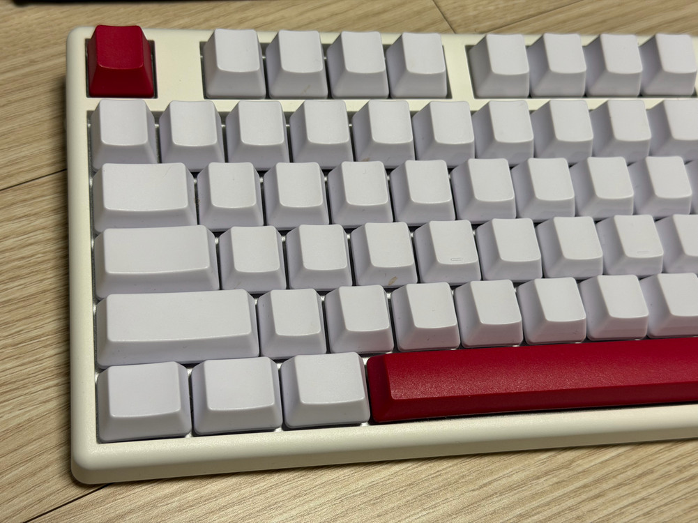 한성 무접점 키보드 GK888B 50g 풀 윤활 무각 키캡--2