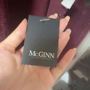 맥긴 퍼 포켓 롱 가디건 새상품