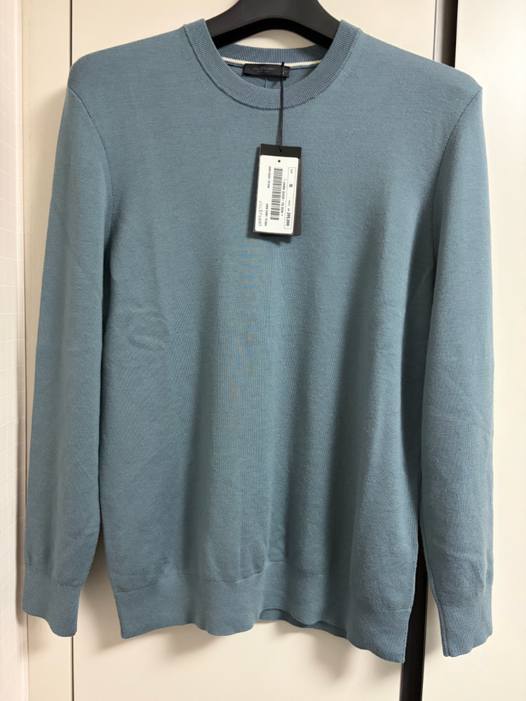 질스튜어트뉴욕 하이게이지 라운드 울 니트 100--3