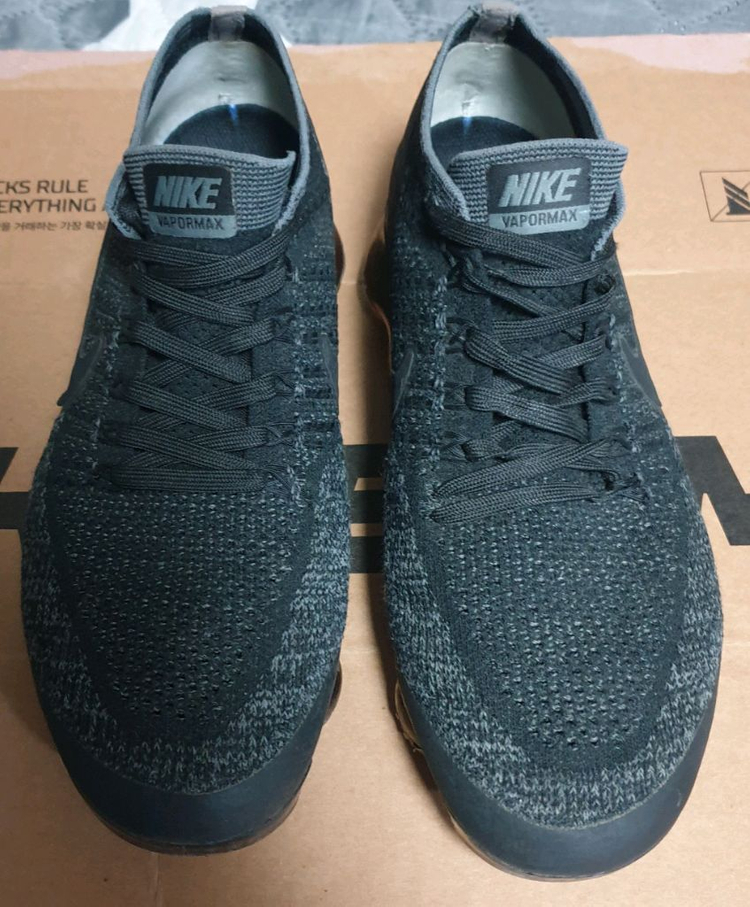 (2017s)나이키 에어 베이퍼맥스 플라이니트 블랙 다크그레이(265) 이미지