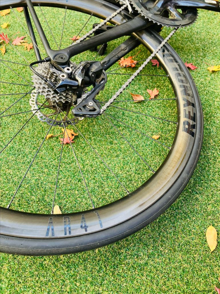 자이언트 TCR 어드밴스 풀카본 디스크로드에 풀카본 휠셋으로 업그레이드 한 모델입니다.--3