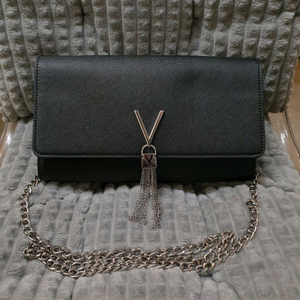 발렌티노 블랙 체인 숄더백
