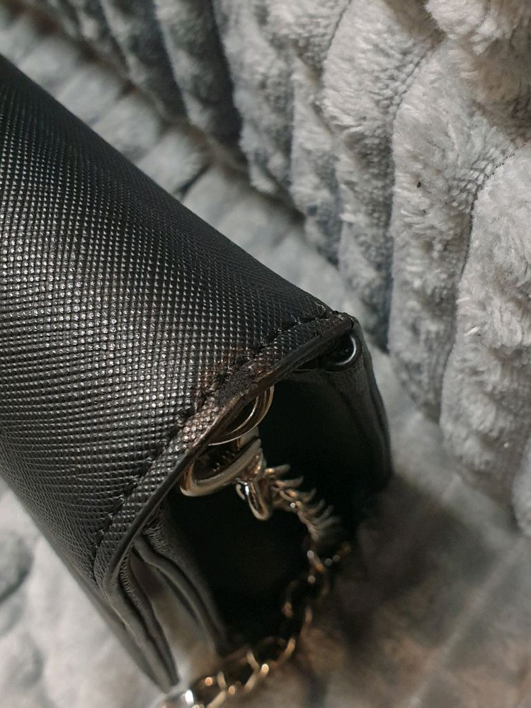 발렌티노 블랙 체인 숄더백 이미지