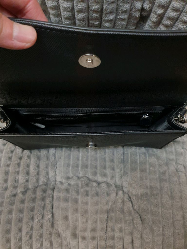 발렌티노 블랙 체인 숄더백 이미지