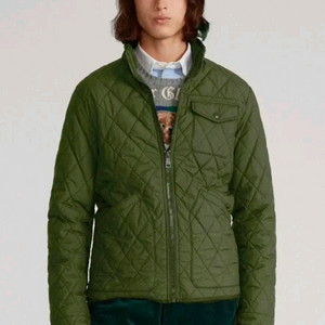 폴로 랄프로렌 퀼팅 자켓 올리브색 깔깔이