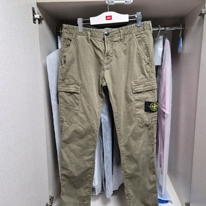 한글택 스톤아일랜드 카고바지 M-30-31