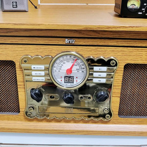 브리츠 LP 턴테이블 블루투스 스피커 cd fm라디오 등