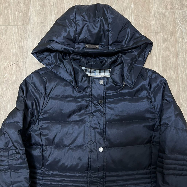 닥스 여성 프리미엄 구스다운 후드 롱패딩 M/95--1