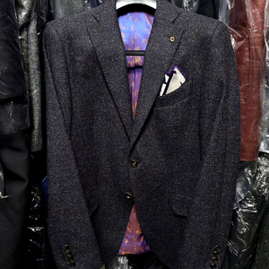 반하트 디 알바자 / 이태리 아리스톤 트위드 울실크 캐시미어 블레이져 자켓 / 100