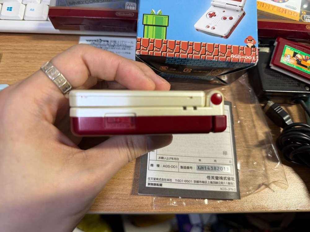 닌텐도 게임보이 어드밴스 SP 패미컴 컬러+팩 4EA--5