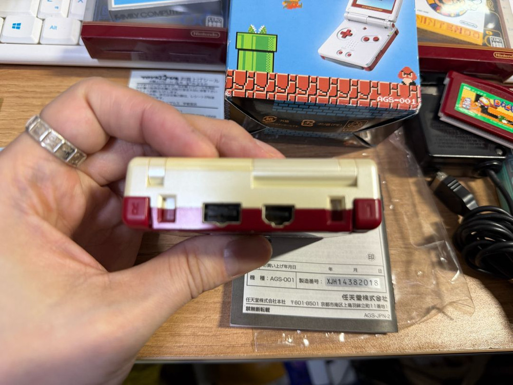 닌텐도 게임보이 어드밴스 SP 패미컴 컬러+팩 4EA--6