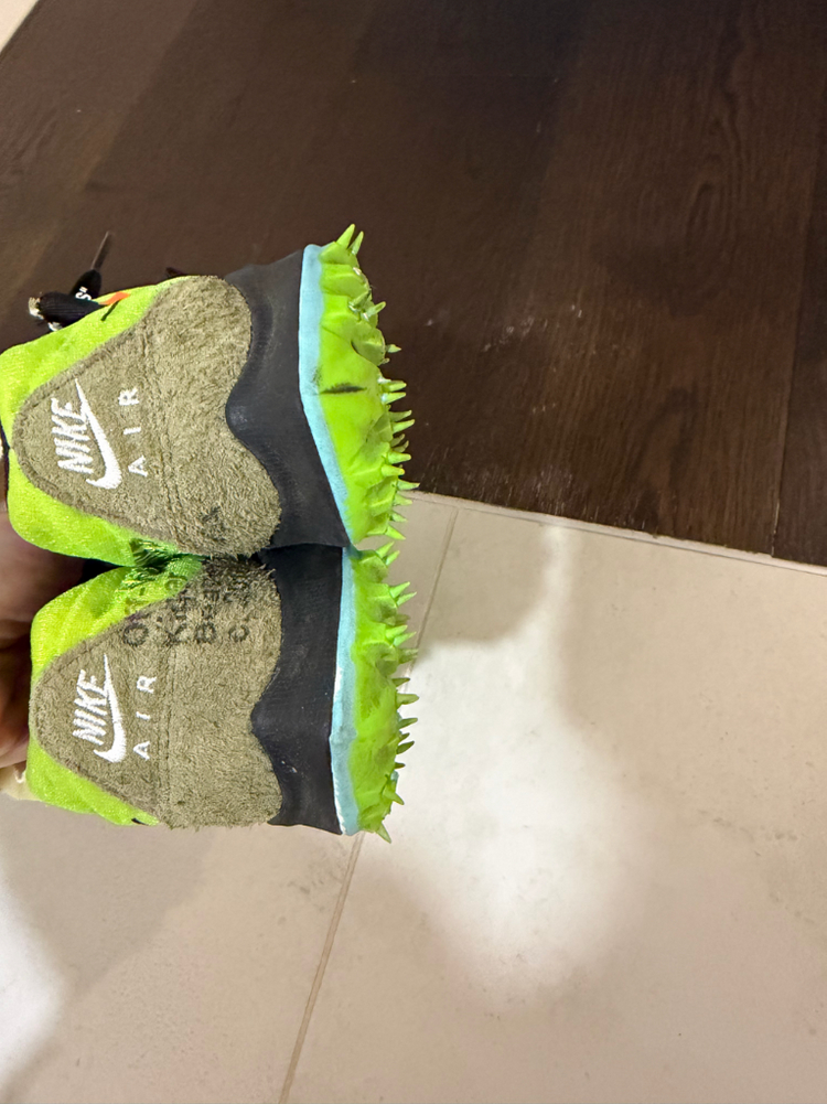 나이키 오프화이트 줌 테라 카이거 그린 정품--2