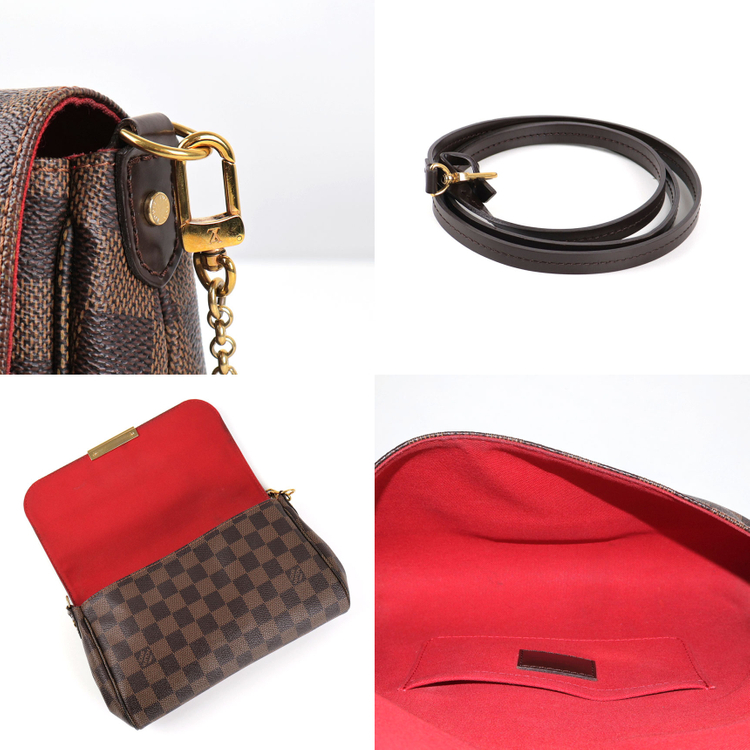 [중고명품다올] 루이비통 다미에 페이보릿 MM 크로스백 N41129--7