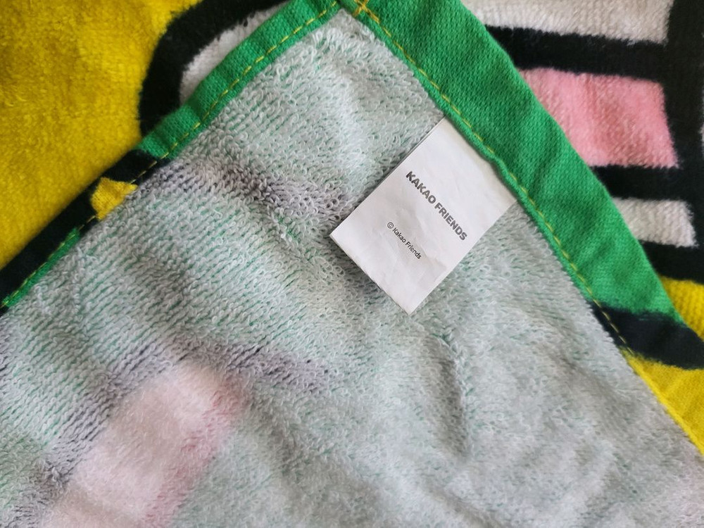 +카카오프렌즈 대형타월. 찜질방, 온천수건(정품)+--4