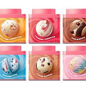 베스킨라빈스 블록팩(4장) 정가16,000