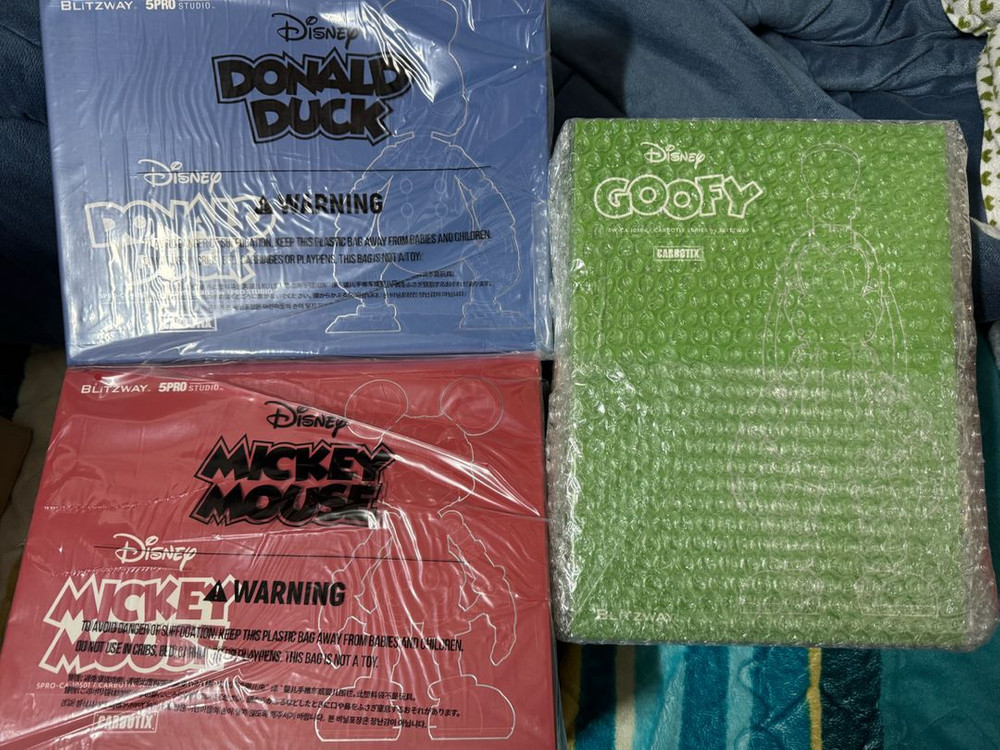 미개봉 블리츠웨이 카보틱스 미키,도날드,구피 일괄--3