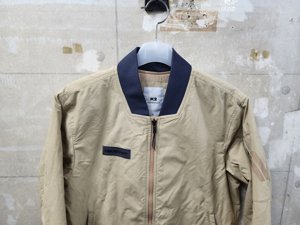 (95)K2 정품 남성 누빔 패딩 항공 점퍼/95size/상태우수--2