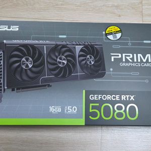 ASUS PRIME RTX 5080 대원씨티에스 그래픽카드 팝니다