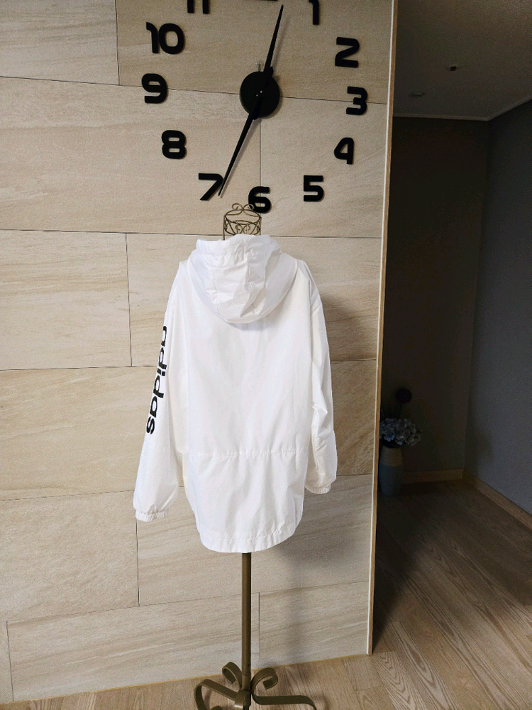 [m] 아디다스 여성 바람막이 후드 자켓--4