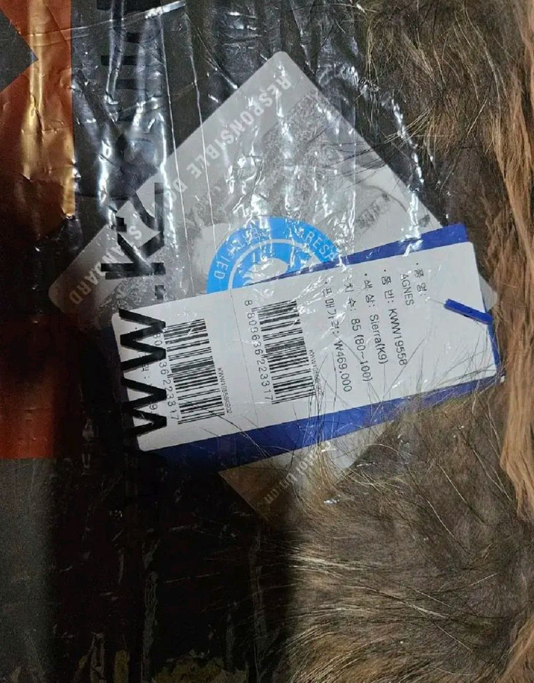 (새제품)K2패딩 여성 롱패딩 시그니처 수지 아그네스 오버핏(85,90) 이미지