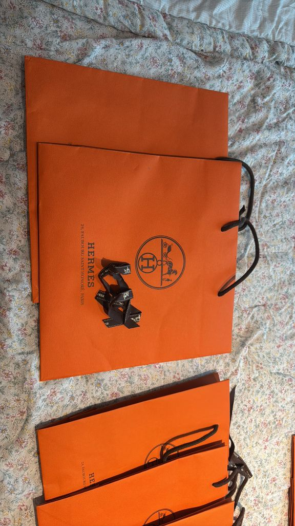 (정품) 에르메스 명품 쇼핑백 세트 이미지