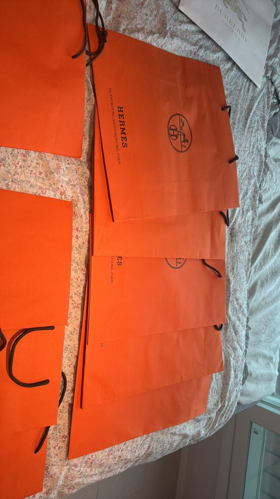 (정품) 에르메스 명품 쇼핑백 세트 이미지