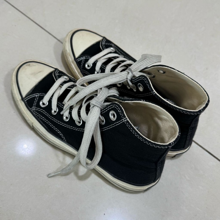 컨버스 척테일러 1970s 클래식 하이 블랙--4