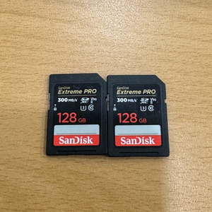 샌디스크 익스트림프로 v90 sd카드 128gb 1개남음