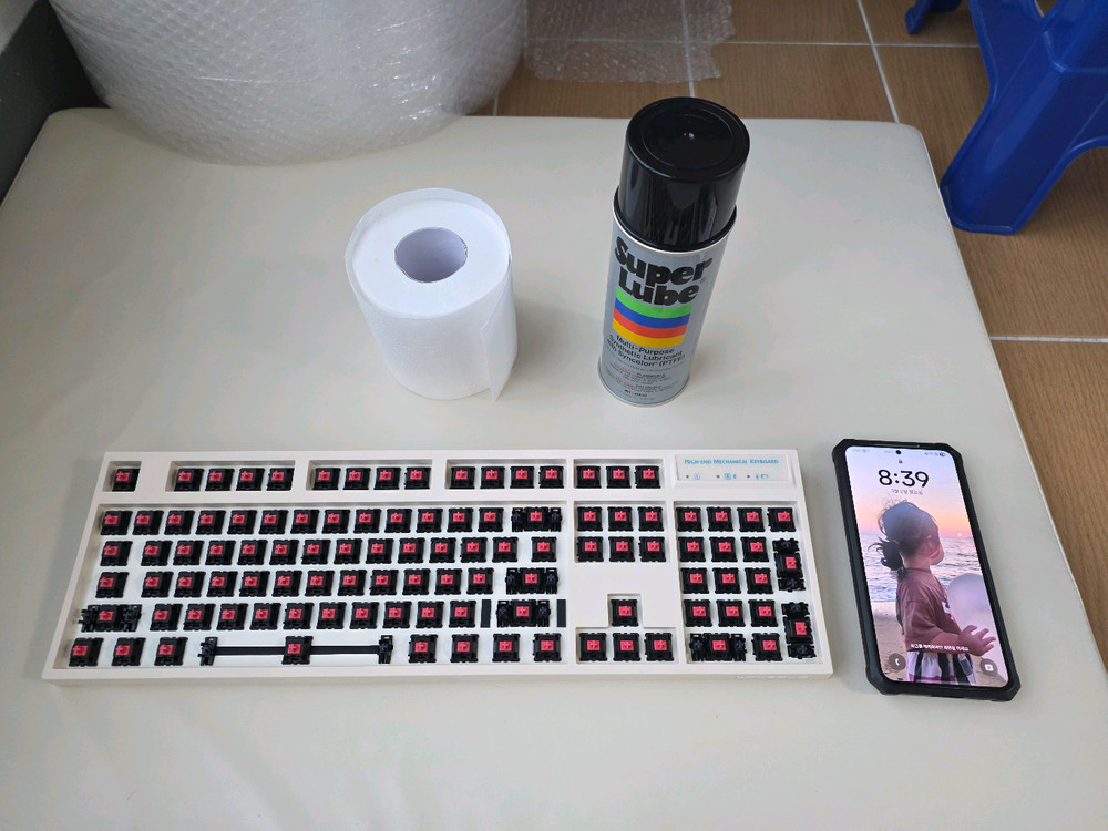 레오폴드 FC900RBT 저소음적축 간이윤활 코랄블루 기계식 키보드--2