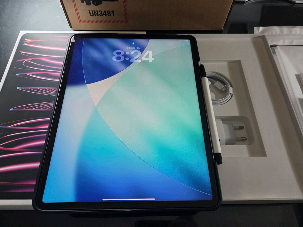 아이패드 프로 12.9 M2 6세대 셀룰러 256 풀셋--2