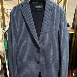 슬로웨어 / 인코텍스 시어서커 스트라이프 블레이저 / 105 미착용
