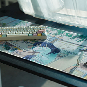 스웨그키 LYKKO Studio Lo-fi 데스크매트 커스텀 키보드 장패드
