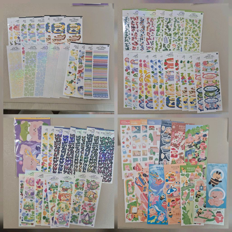 다꾸템 일괄처분 히치하이커 스티커 키스컷 택포 4.0 이미지