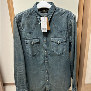 더블알엘 rrl 웨스턴 중청 데님 셔츠 새상품 사이즈 L 라지 팝니다
