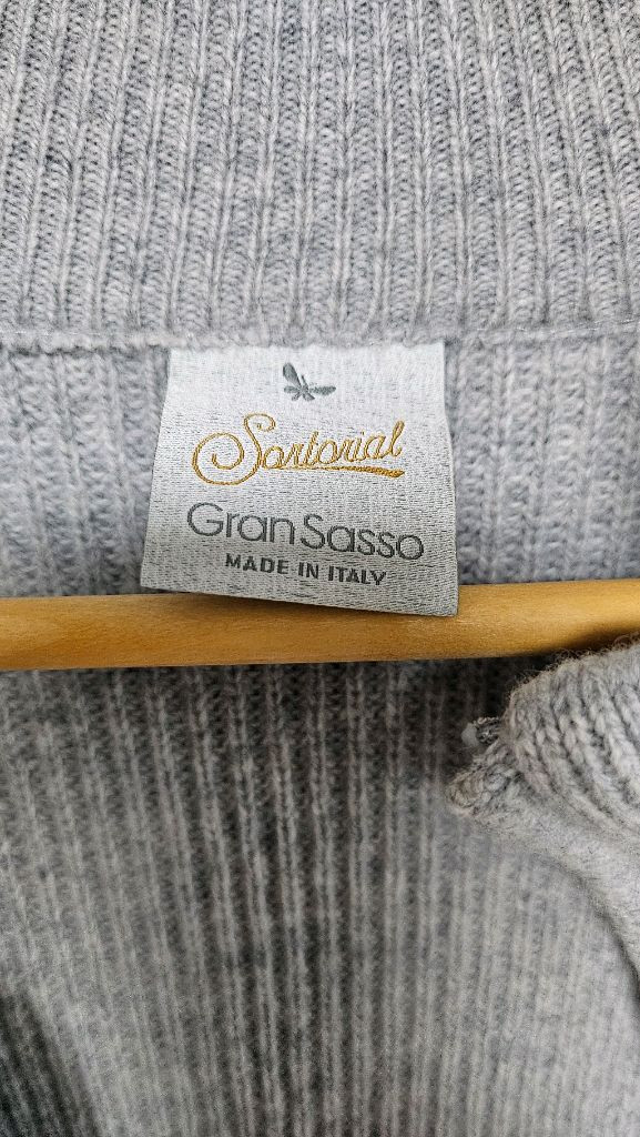 [희귀/IT 52] 그란사소(Gran Sasso) 사토리얼 라인 하이브리드 니트 자켓--2