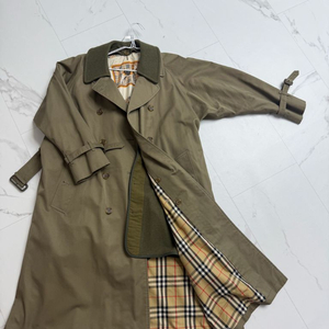 버버리 정품 트렌치코트 모직 내피&카라 있음