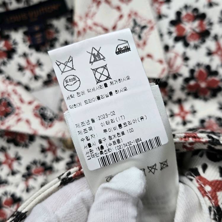 백화점판 / 루이비통 LV 플로랄 모노그램 데님 자켓 36--4