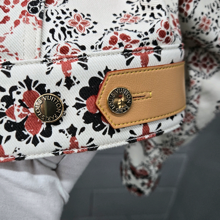 백화점판 / 루이비통 LV 플로랄 모노그램 데님 자켓 36--6