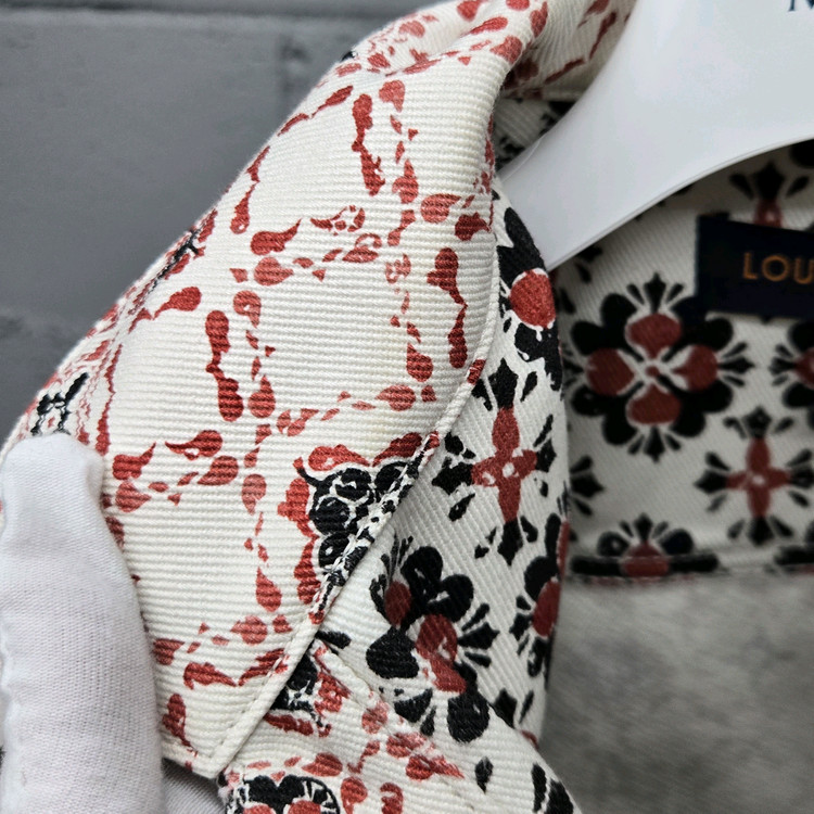 백화점판 / 루이비통 LV 플로랄 모노그램 데님 자켓 36--7